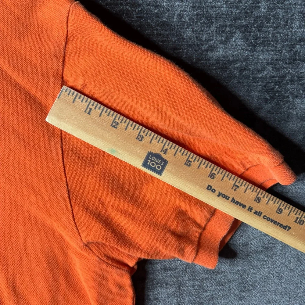 Polo Ralph Lauren Mens XL Orange Classic Fit Short Sleeve Pique Polo Shirt